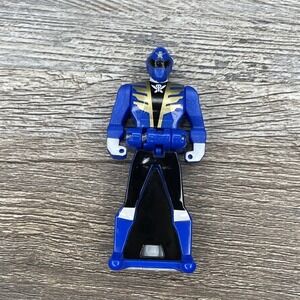 Gokaiger Power Rangers Super Megaforce 3" Blue Ranger Pirate Key DX Toy Figure